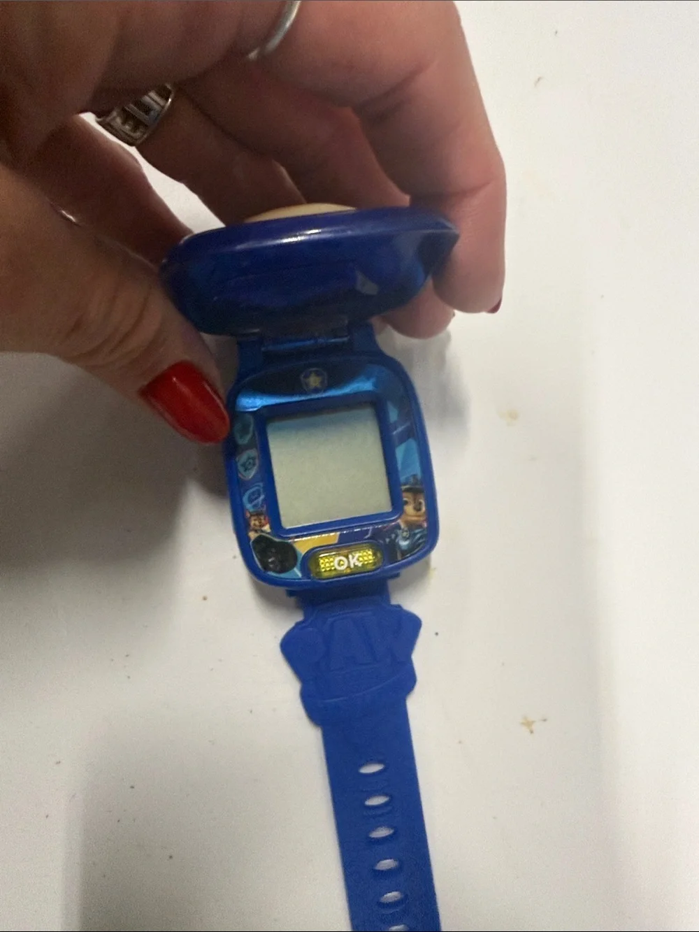 Blue Paw Patrol Kids Watch Featuring Chase